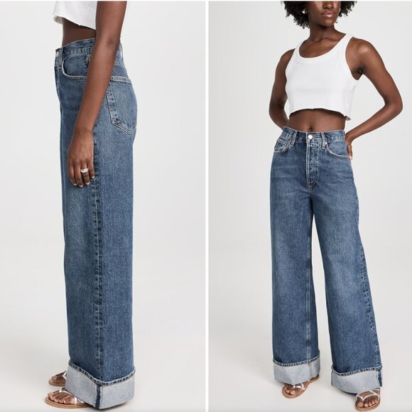 AGOLDE Dame High Rise Wide Leg JeansDame High Rise Wide Leg...